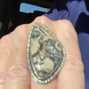 Leopard ring genuine sterling .925